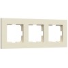 Рамка на 3 поста Slab (айвори матовый) Werkel a062808 W0032962
