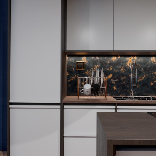 W1110064 Выключатель одноклавишный (графит матовый) Werkel a063095