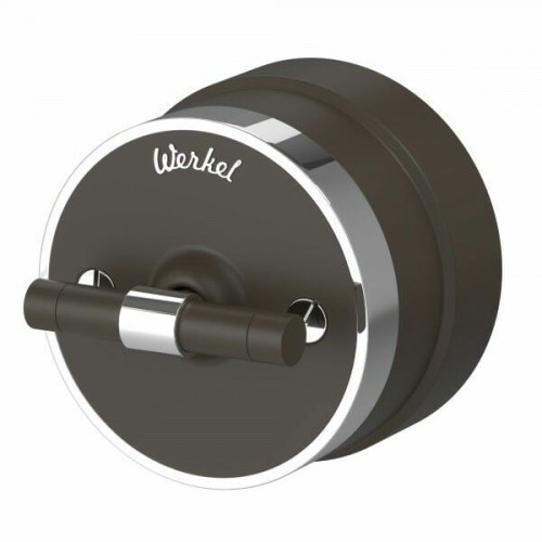 W5822052 Выключатель на 4 положения двухклавишный (мокко матовый/хром) Vintage Werkel a058779