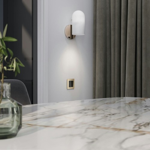 W1123048 Перекрестный выключатель двухклавишный (черный акрил) Werkel a064048