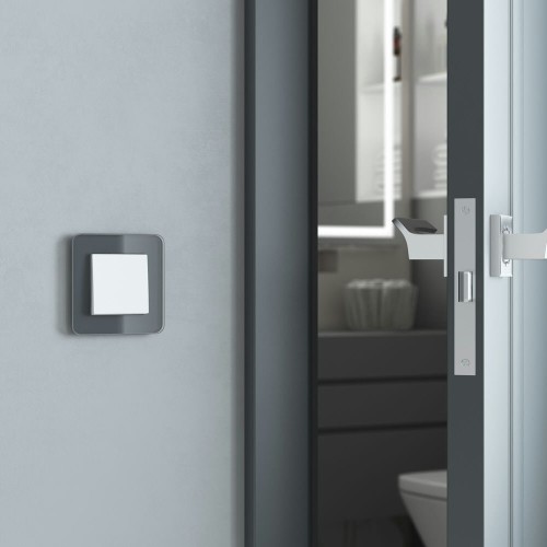 W1113061 Перекрестный выключатель одноклавишный (белый матовый) Werkel a062401