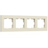 Рамка на 4 поста Slab (айвори матовый) Werkel a062809 W0042962