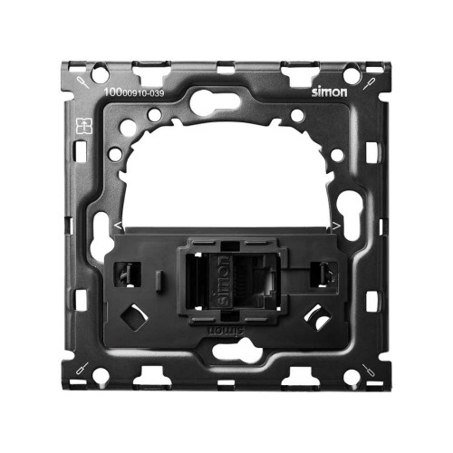 Кит на 1 пост, механизмы: 1 розетка RJ45 Cat.6 + суппорт Simon 100, 10010106-039