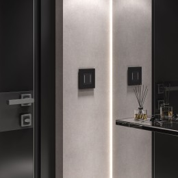 Рамка на 1 пост Slab (черный матовый) Werkel a062799 W0012908