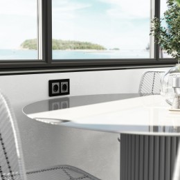 Рамка на 2 поста Senso (черный, стекло soft-touch) Werkel W0023108 a064573