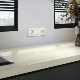 Рамка на 3 поста Slab (айвори матовый) Werkel a062808 W0032962