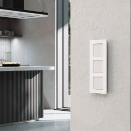 Рамка на 3 поста Slab (белый матовый) Werkel a062796 W0032961