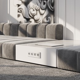 Рамка на 4 поста Slab (белый матовый) Werkel a062797 W0042961