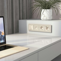 W1181043 Розетка Ethernet RJ-45 (айвори акрил) Werkel a064064