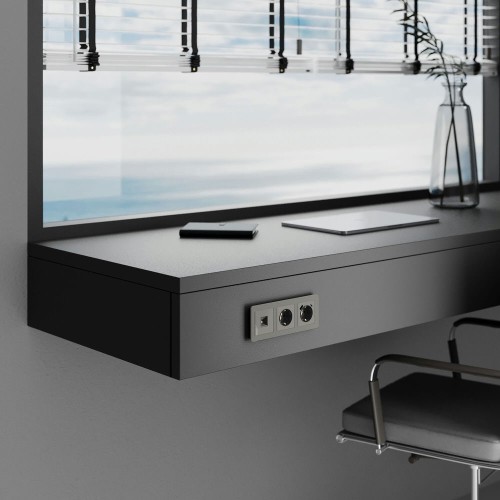 W1181044 Розетка Ethernet RJ-45 (графит акрил) Werkel a064095