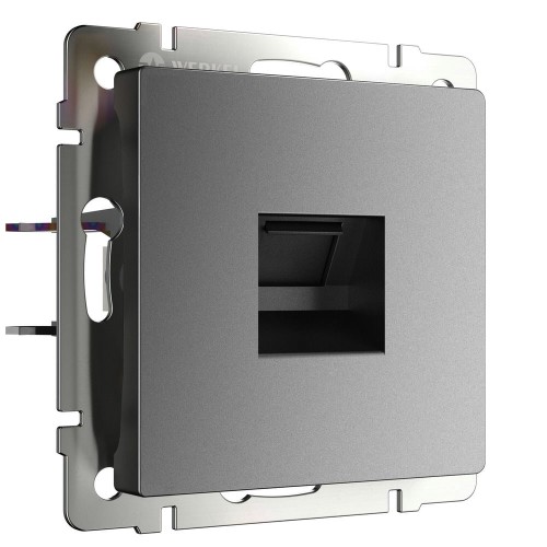 W1181064 Розетка Ethernet RJ-45 (графит матовый) Werkel a063108