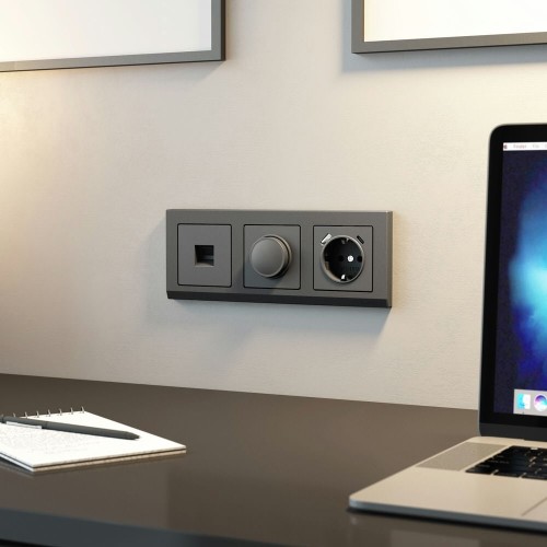 W1181064 Розетка Ethernet RJ-45 (графит матовый) Werkel a063108