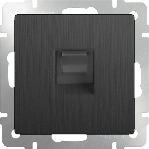 W1181004 Розетка Ethernet RJ-45 (графит рифленый) Antik Werkel a050748