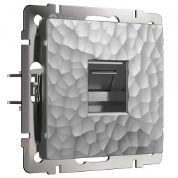 W1281006 Розетка Ethernet RJ-45 (серебряный) Hammer Werkel a052071