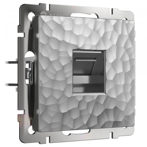 W1281006 Розетка Ethernet RJ-45 (серебряный) Hammer Werkel a052071