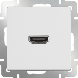 W1186001 Розетка HDMI (белый) Aluminium Werkel a051121