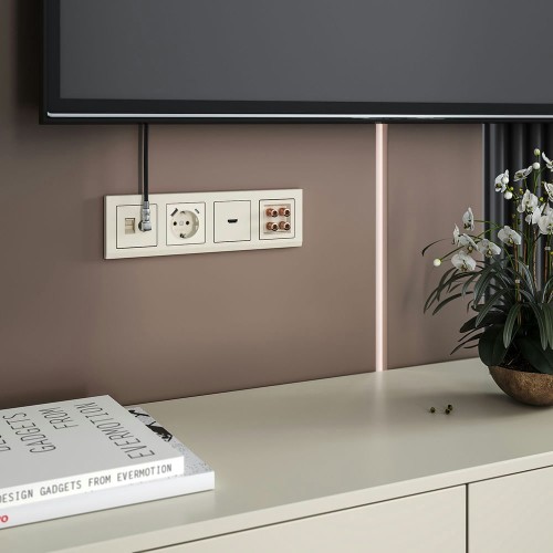 W1171703 Розетка с быстрой зарядкой USB Type A+С слоновая кость Werkel a056273