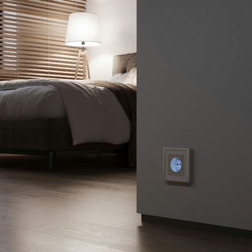 W1171462 Розетка с подсветкой (айвори матовый) Werkel a062424