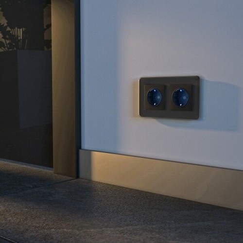 W1171408 Розетка с подсветкой черный матовый Werkel a054523