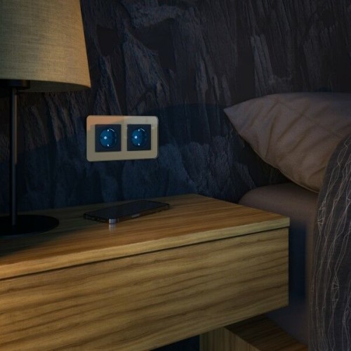 W1171408 Розетка с подсветкой черный матовый Werkel a054523