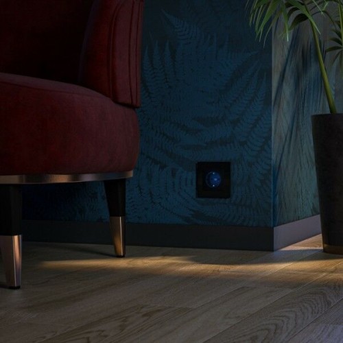 W1171408 Розетка с подсветкой черный матовый Werkel a054523