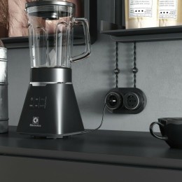 W5871051 Розетка с заземлением (черный матовый/хром) Vintage Werkel a055919