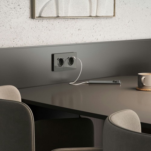 W1179544 Накладка для розетки USB (графит акрил) Werkel a064100