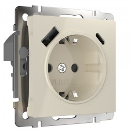 W1171703 Розетка с быстрой зарядкой USB Type A+С слоновая кость Werkel a056273