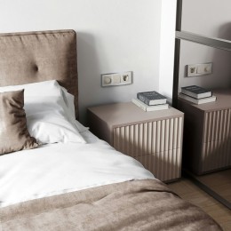 W1171562 Розетка с заземлением, шторками и USBх2 (айвори матовый) Werkel a062426