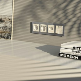 W1171562 Розетка с заземлением, шторками и USBх2 (айвори матовый) Werkel a062426