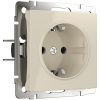 W1171003 Розетка с заземлением (слоновая кость) Antik Werkel a051490