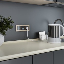 W1151208 Умный сенсорный терморегулятор для теплого пола (черный) Werkel a056754