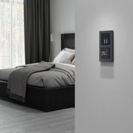 W1151208 Умный сенсорный терморегулятор для теплого пола (черный) Werkel a056754