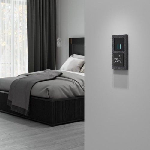 W1151208 Умный сенсорный терморегулятор для теплого пола (черный) Werkel a056754
