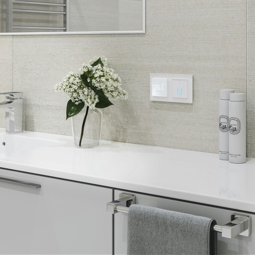 W4520601 Умный сенсорный выключатель двухклавишный Белый Antik Werkel a048322