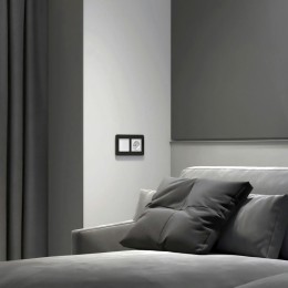 W4512001 Сенсорный выключатель одноклавишный с подсветкой (белый) Werkel a063597