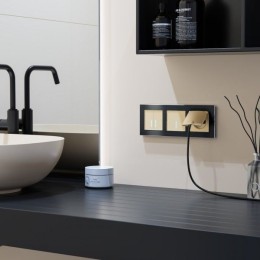 W4510611 Умный сенсорный выключатель одноклавишный шампань Werkel a048328