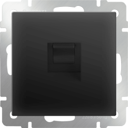 W1182008 Телефонная розетка  RJ-11  (черный матовый) Antik Werkel a051604