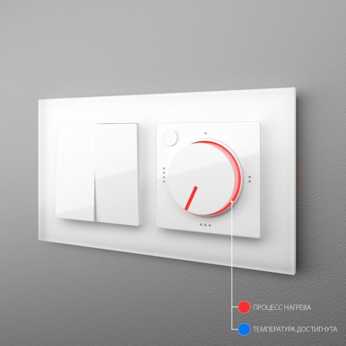 W1151101 Терморегулятор электромеханический для теплого пола (белый) Antik Werkel a051133