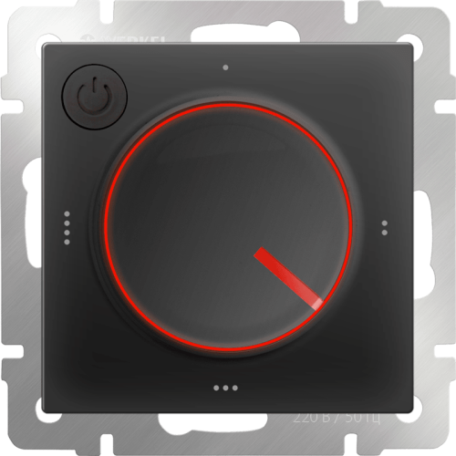 W1151108 Терморегулятор электромеханический для теплого пола (черный) Antik Werkel a051624