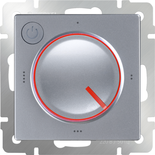 W1151106 Терморегулятор электромеханический для теплого пола (серебряный) Antik Werkel a051521