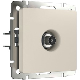 W1183062 ТВ-розетка оконечная (айвори матовый) Werkel a062431