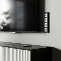 W1183061 ТВ-розетка оконечная (белый матовый) Werkel a062409