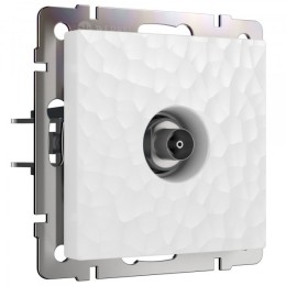 W1283001 ТВ-розетка оконечная (белый) Hammer Werkel a052036