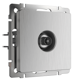 W1183009 ТВ-розетка оконечная  (cеребряный рифленый) Antik Werkel a051363