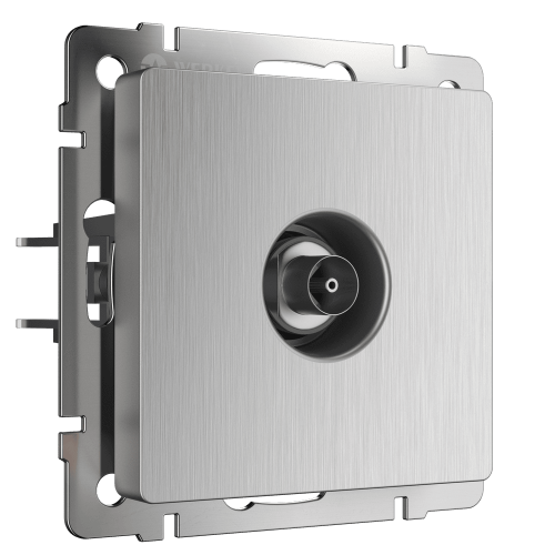 W1183009 ТВ-розетка оконечная  (cеребряный рифленый) Antik Werkel a051363