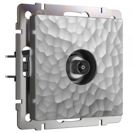 W1283006 ТВ-розетка оконечная (серебряный) Hammer Werkel a052091