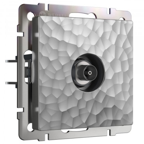 W1283006 ТВ-розетка оконечная (серебряный) Hammer Werkel a052091