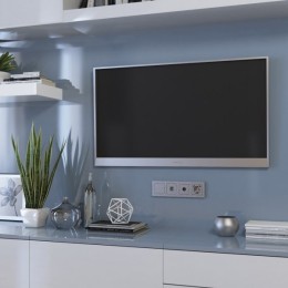 W1283006 ТВ-розетка оконечная (серебряный) Hammer Werkel a052091