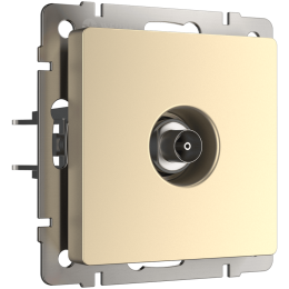 W1183011 ТВ-розетка оконечная  (шампань) Antik Werkel a050856